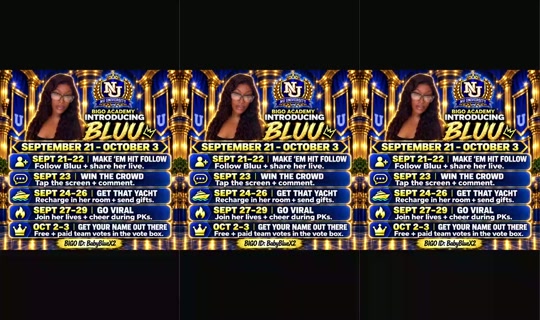 Babybluex2 Bigo Live — Sep 29, 2026, 2:51 PM